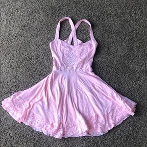 Hollister Light Pink Mini Dress